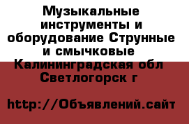 Музыкальные инструменты и оборудование Струнные и смычковые. Калининградская обл.,Светлогорск г.